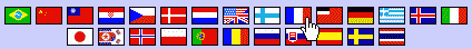 Bandiere per la scelta della lingua